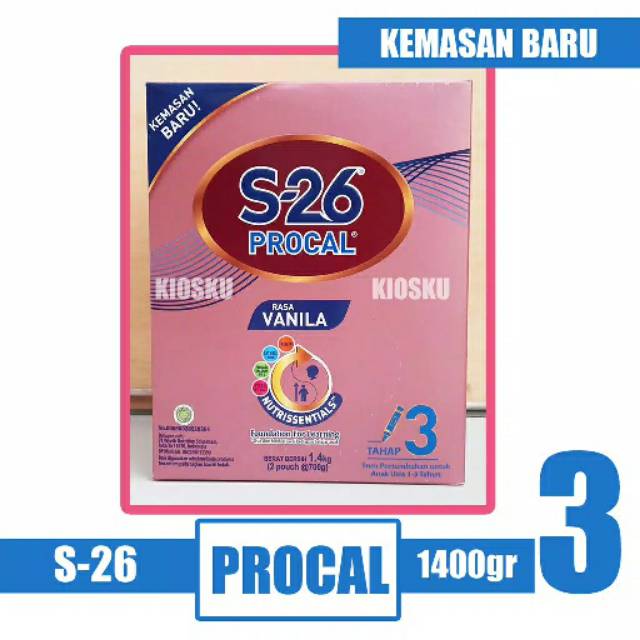 

S26 PROCAL UKURAN 1.4 KG