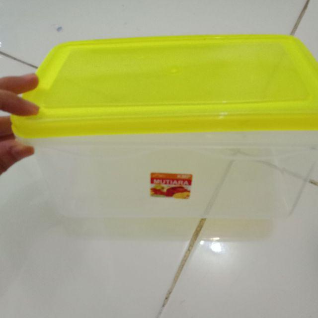 Kotak Makan Plastik Sayur | Kotak Penyimpan Makanan Transparan 3000ml