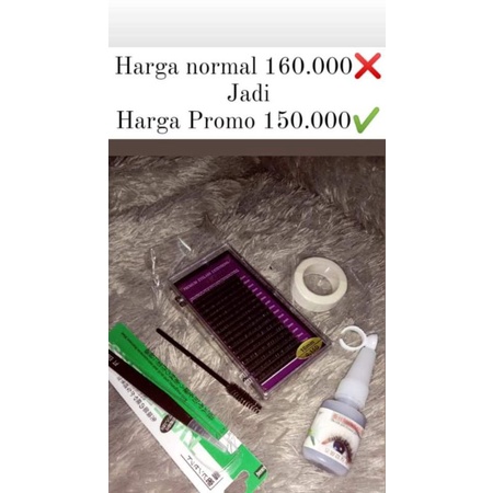 PAKET usaha EYELASH EXTENSION / tanam bulu mata murah.