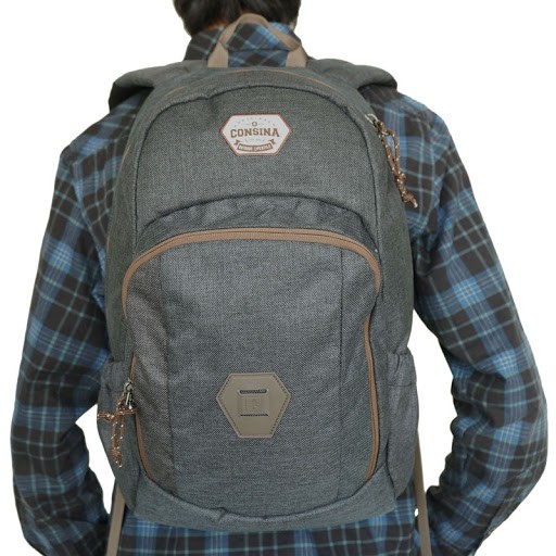 Tas backpack consina bosnik 2 20l 20 l abu carrier tas punggung outdoor outbound tas sekolah