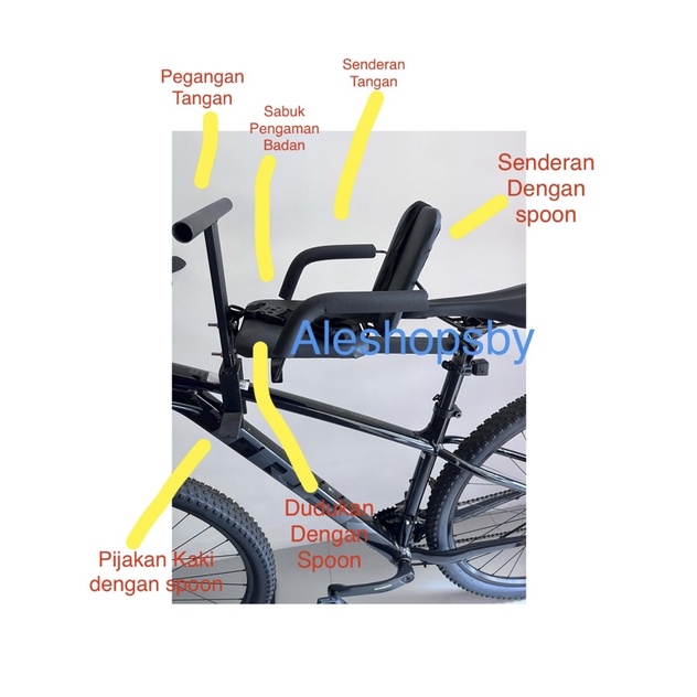 brompton polygon kursi bonceng anak sepeda dan merk tipe lainnya