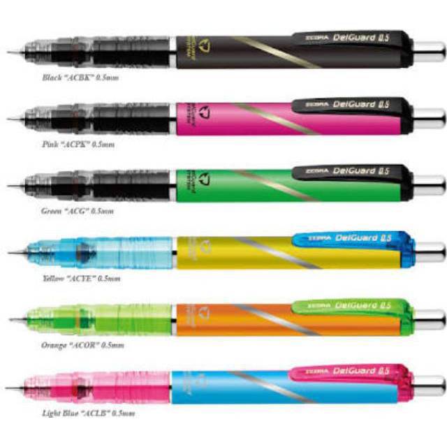 

Zebra Delguard Active Color Limited Edition Pencil Mekanik 0,5mm