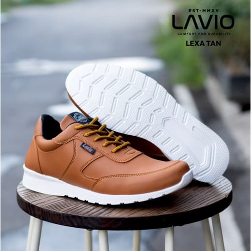 Lavio Sepatu Sneakers Safety Cowo Kekinian Ujung Besi Lexa Terbaru 2022