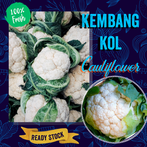 

KEMBANG KOL / CAULIFLOWER Per 1 Pcs (500 Gr) SAYURAN SEGAR