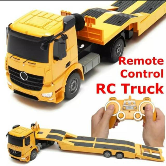 Remot Control RC Truck Trailer Licensed Mercedez Benz Actros Flatbed Double E