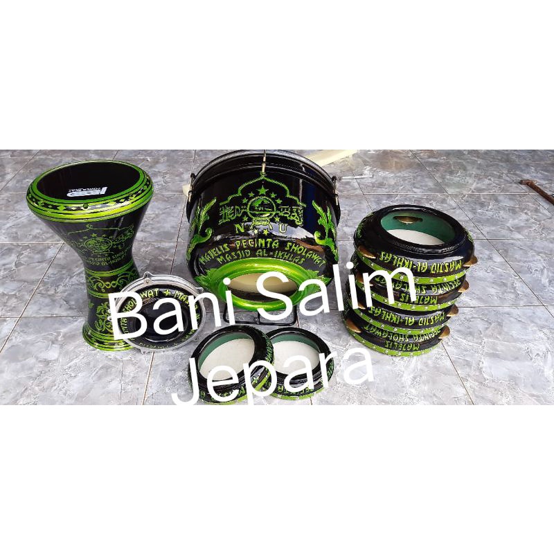 Hadroh 1 Set Ukir Kualitas Top Bergaransi