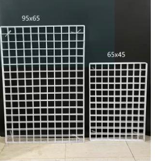 ✬ Kawat Ram 95x65 Cm 3mm - Rak Display Aksesoris HP - Rak Gantung putih ○