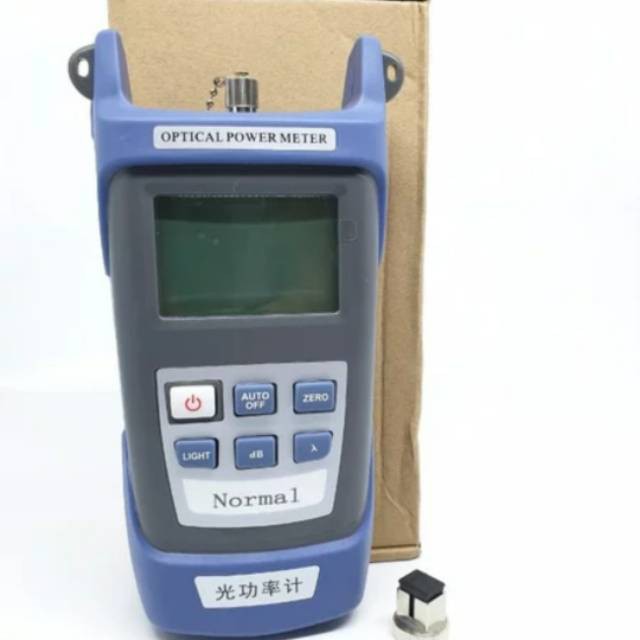 Optical Power Meter Fiber Optik Toolkit Fiber Optic Tester OPM Biru FO