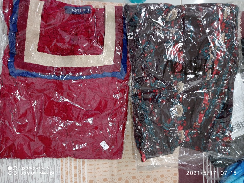 Stelan 9688 Setelan  Aurin 3m Three M Tm Baju Dan Rok Grosir Fashion Impor Murah Terjangkau Termurah