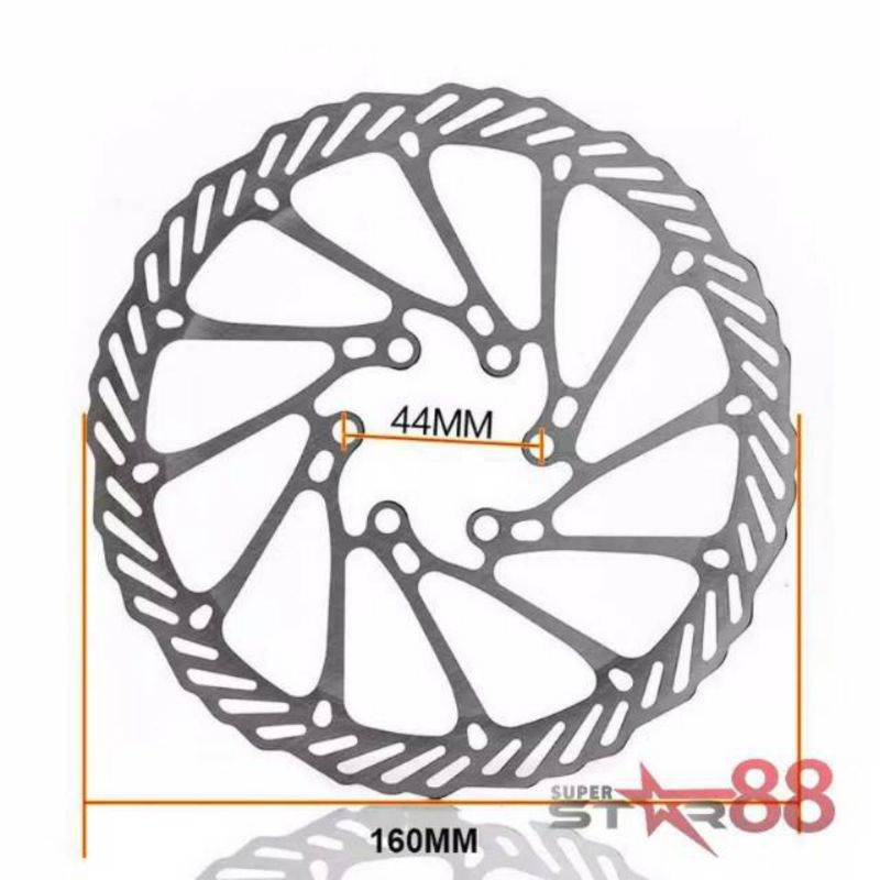 rotor disc brake 160 mm piringan cakram sepeda 160mm