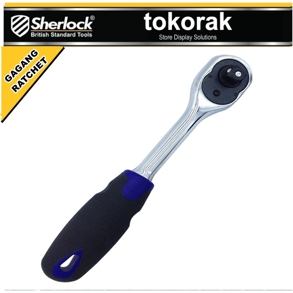 GAGANG RACHET 1/2 INCH SHERLOCK - TANG RATCHET - KUNCI RING SHOCK