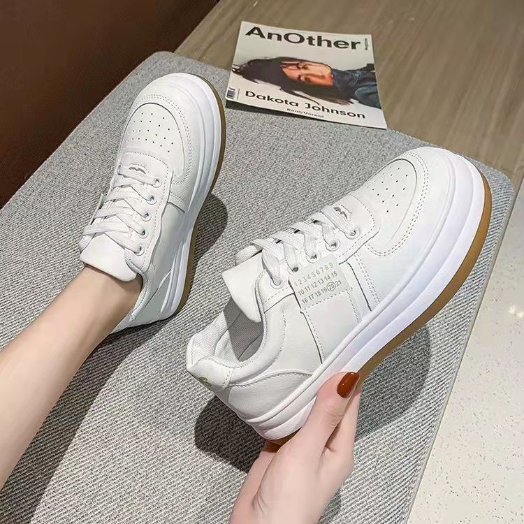 Free BOX Sepatu Sneaker Putih Wanita Import Premium Quality Sepatu Olahraga Sepatu Casual Sneakers Wanita Sport Shoes NS112