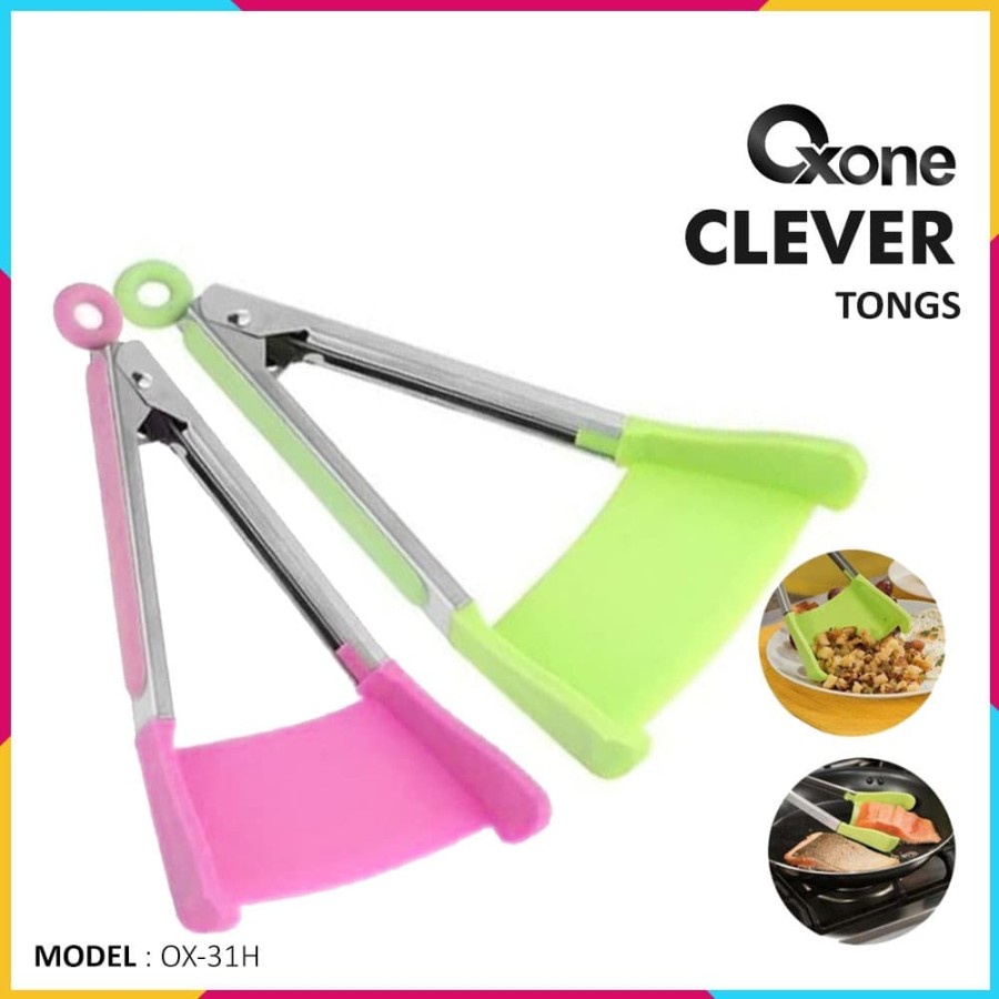 Oxone OX-31H CLEVER TONGS Penjepit Gorengan Serbaguna