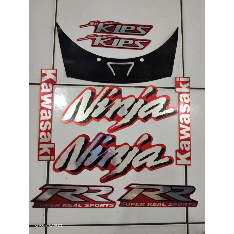 striping ninja rr old merah