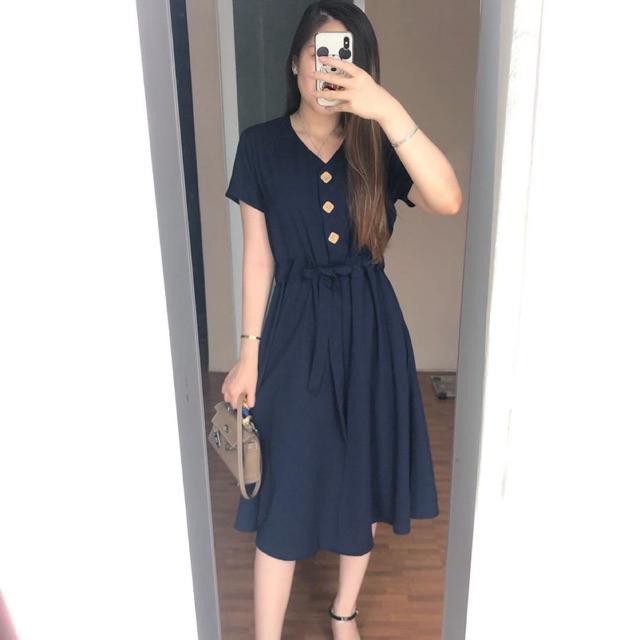 Berta Tunik Dress Lengan Pendek Shopee Indonesia