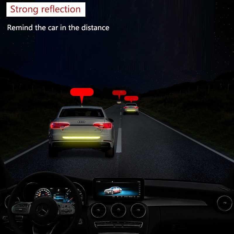 LARATH Nano Car Reflective Sticker Warning Strip Trunk Exterior - 1181 ( Mughnii )