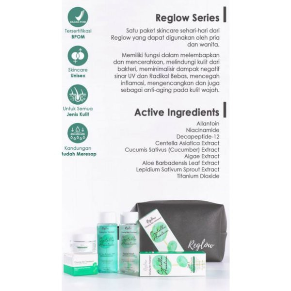 REGLOW Glowing Skin Treatment Original  REGLOW Skincare  Original Cream Perawatan Wajah   - RE GLOW-2