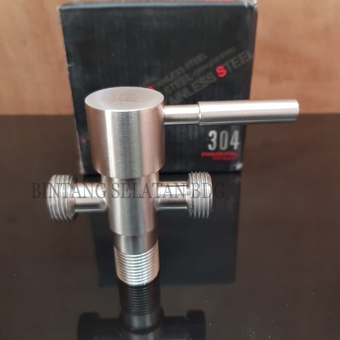 STOP KRAN DOUBLE / STOP VALVE SUS 304