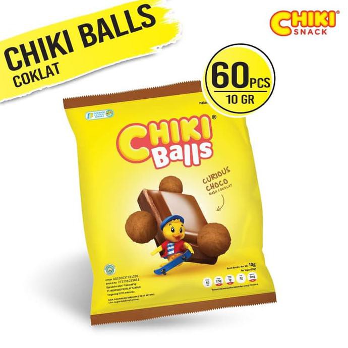 

BEST SELLER Chiki Ball Coklat 10 Gr - 60 Pcs