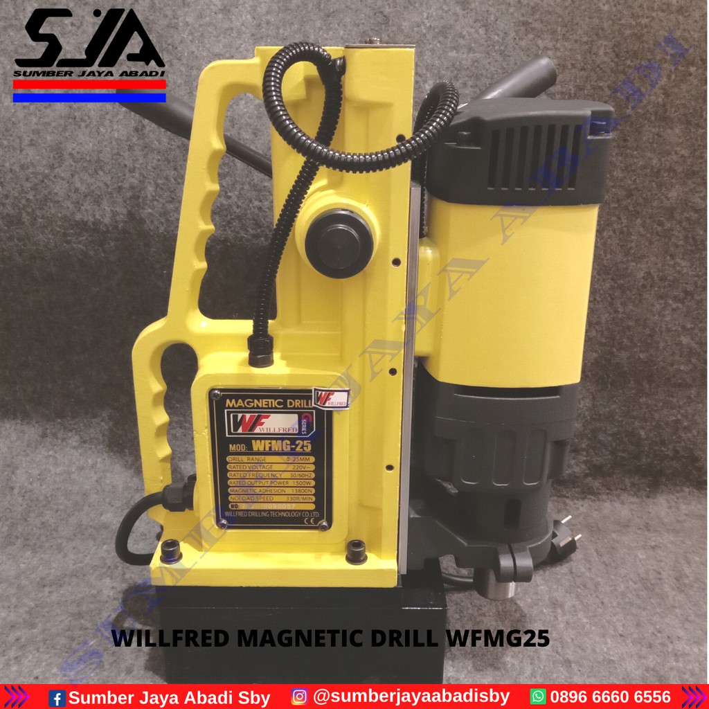 WILLFRED MESIN BOR MAGNET/ MAGNETIC DRILL 25MM WFMG25 220V