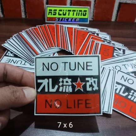 

STICKER NO TUNE NO LIFE