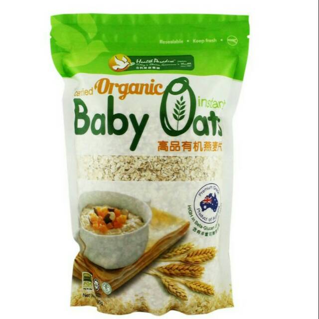 

Health Paradise Organic Instant Baby Oats 500gr