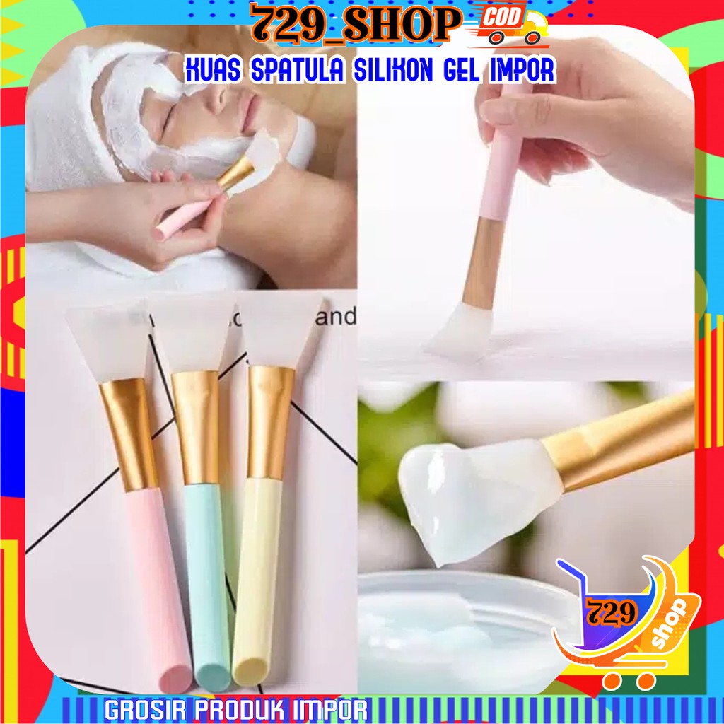 Spatula SIlikon Kuas Maske  Wajah Korean Style Impor Premium Best Seller