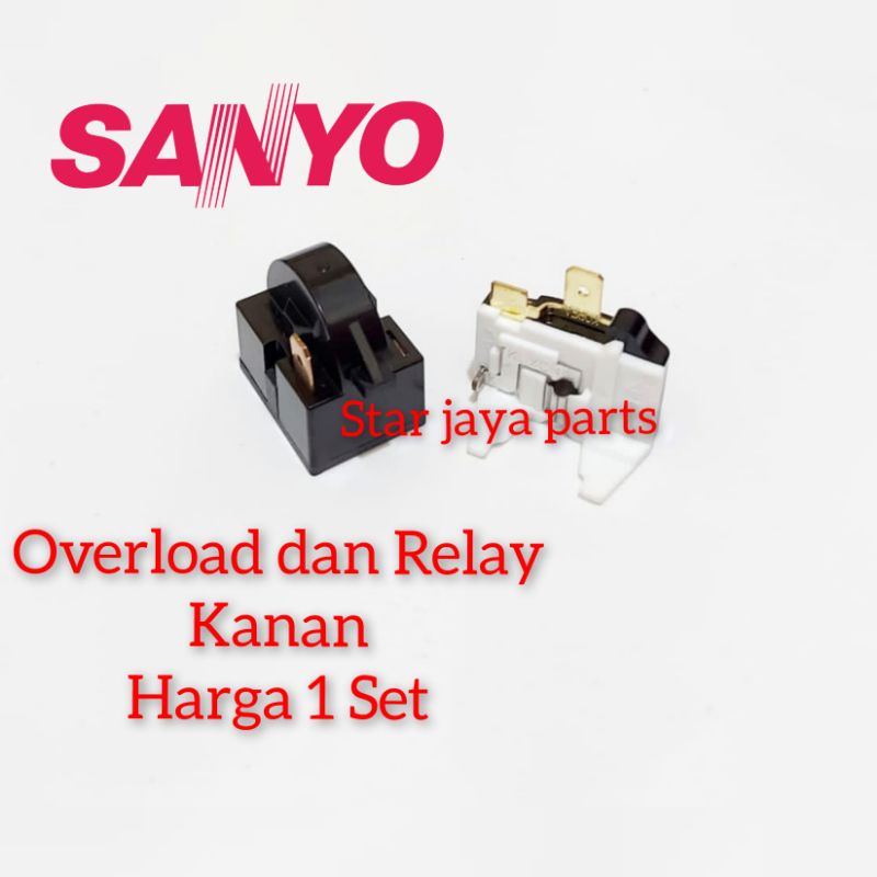 relay ptc kulkas overload kulkas 1 pintu dan 2 pintu sanyo aqua