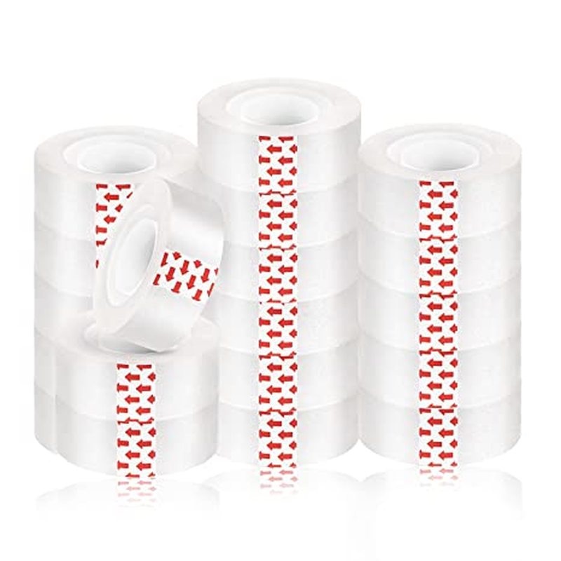 [1Pcs 18mm Multifunctional High Quality Transparent Small Tape] [Office Transparent Tape Students Adhesive Tape Packaging Supplies]