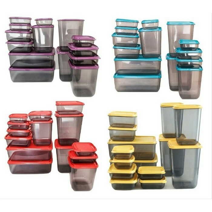 CALISTA OTARU TEMPAT MAKAN WADAH CONTAINER TOPLES PLASTIK 14pcs