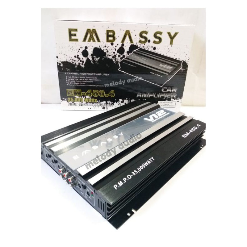 POWER EMBASSY EM-450.4 V12 (4 CHANNEL)