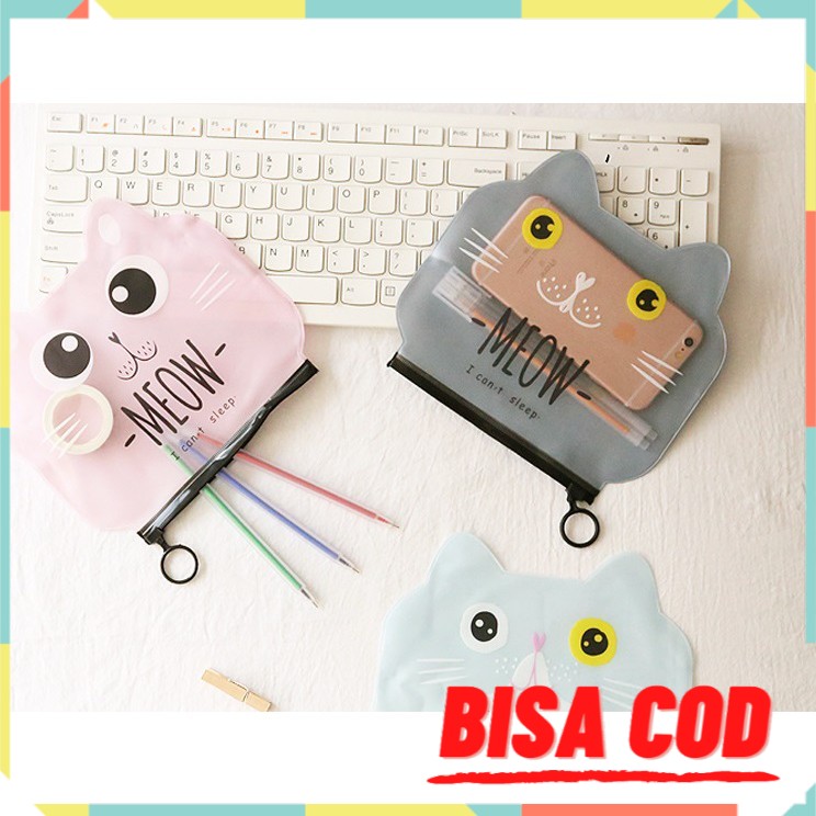 

[LW] TP0029 Tempat Pensil Badut dan Kucing / Tempat Kosmetik COD