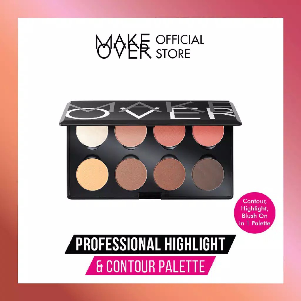 MAKE OVER Professional Highlight &amp; Contour Palette