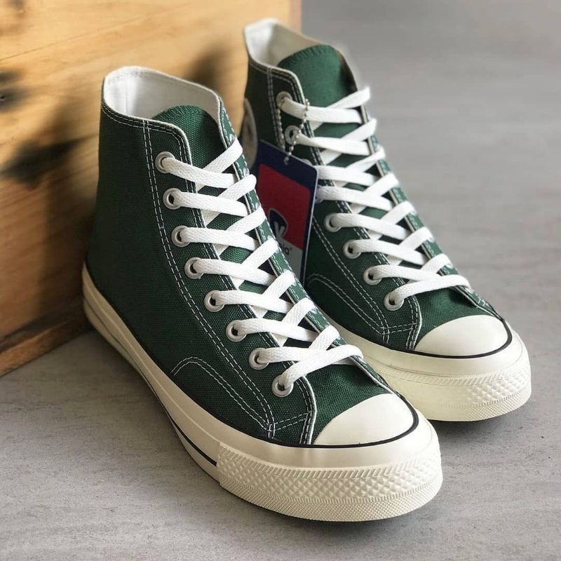 Sepatu Ventela 70s High Green Original