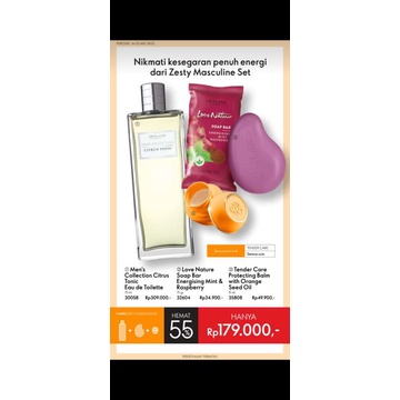 set Citrus Tonic Eau de Toilette parfum