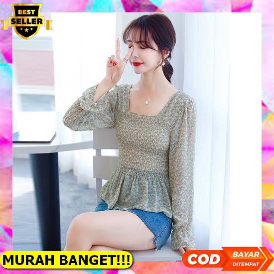 Blouse Wanita Kondangan Blose Blus Terbaru Bluse Blues Murah Import Blous 2022 Kekinian 2021 [Mercy]