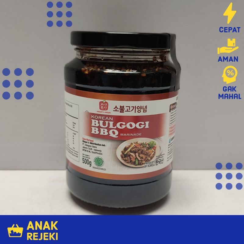 

Saus Bulgogi BBQ Sauce Jinsung 500gram Saos Bulgogi Import Korea
