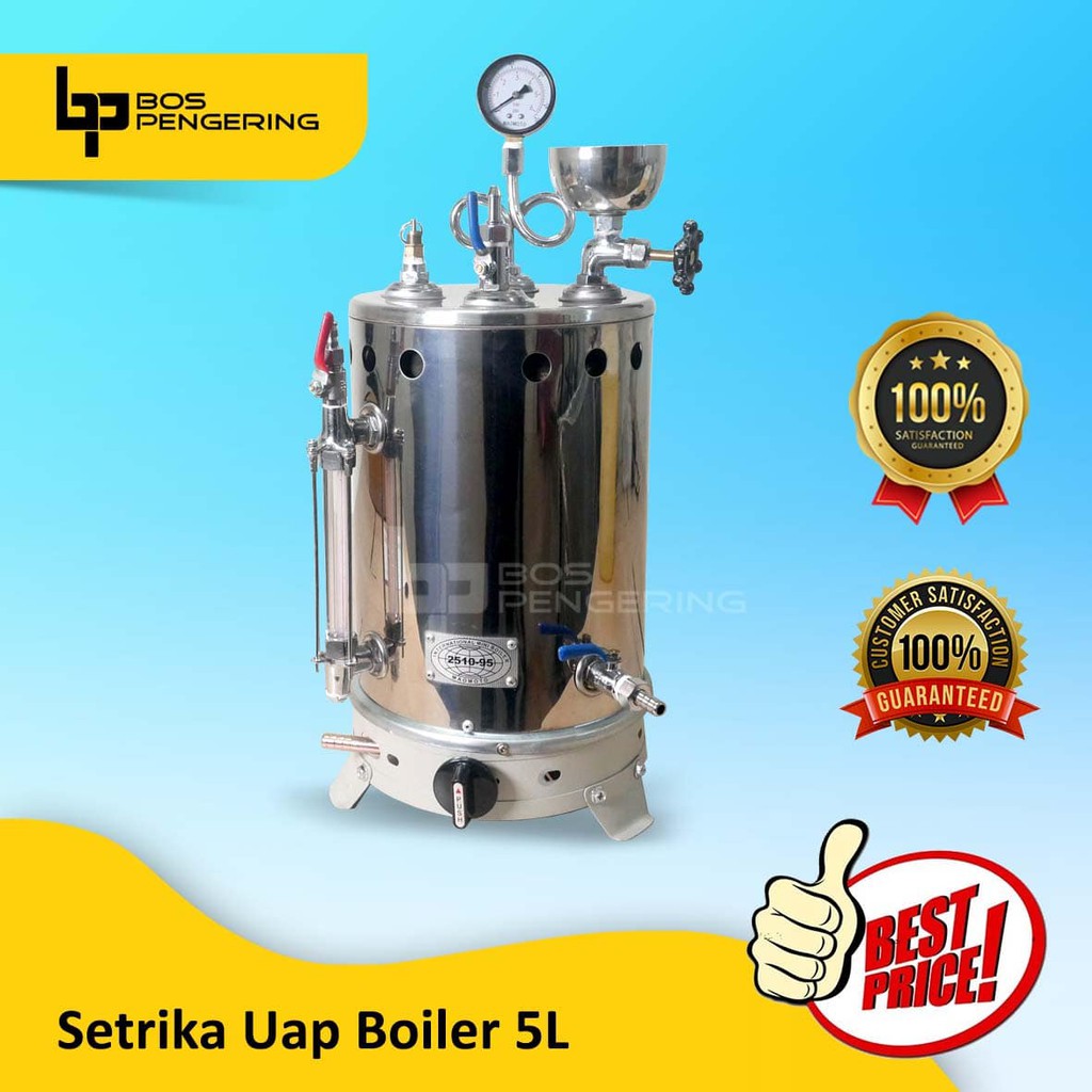 Boiler Setrika Uap Laundry Merk Maomoto Kapasitas 5 Liter
