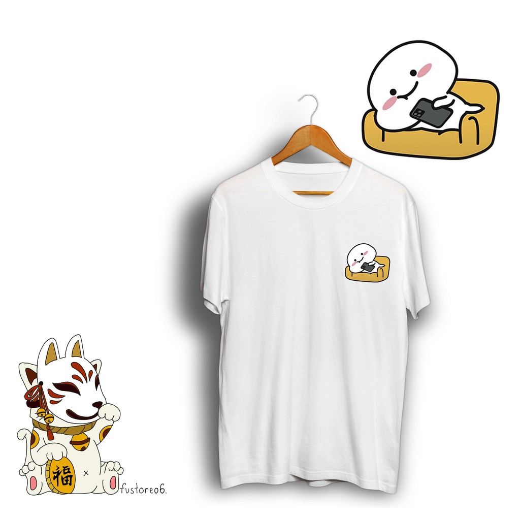 PENTOL 55 ALLSIZE OVERSIZE ANAK Quby Unyu Sandaran Santai Main Hape Baju Kaos Premium Cotton Combed