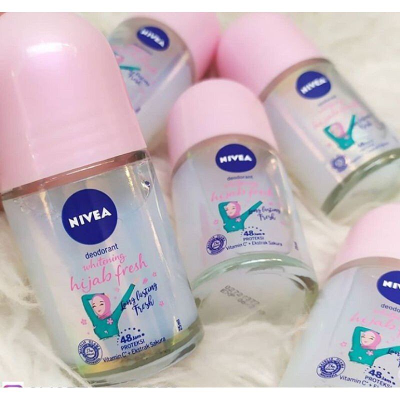 NIVEA Hijab Fresh Whitening Deodorant Roll On 25 ml / 50 ml