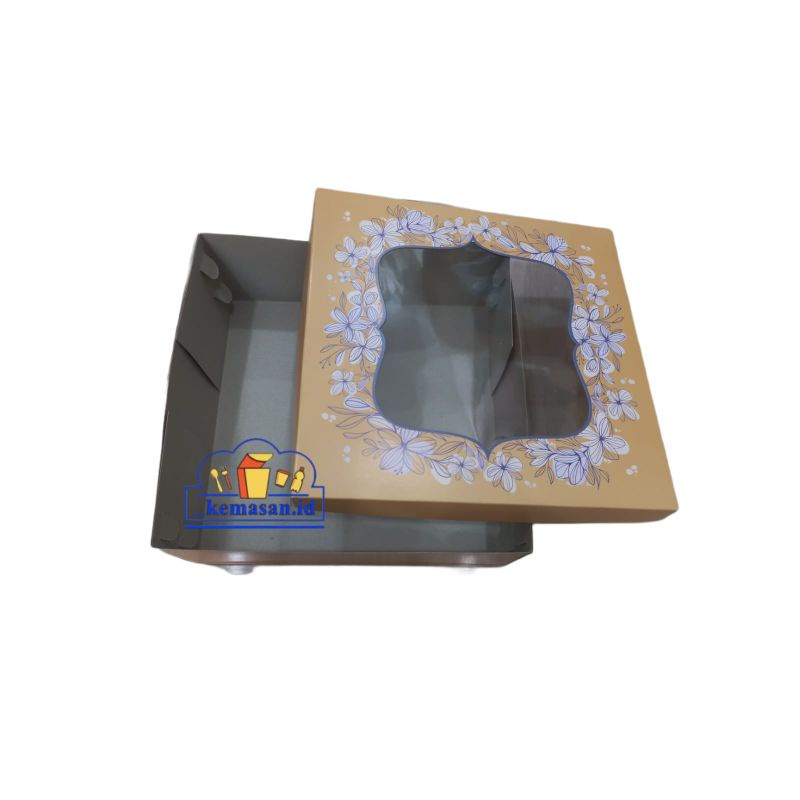 

BOX GOLD MOTIF WINDOW 26X26X12 1 BIJI-TK