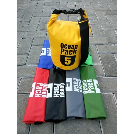 dry bag tas anti air 5 liter ocean pack tebal berkwalitas ekonomis anti hujan