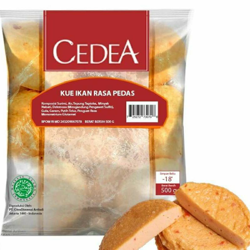 

Cedea Kue Ikan Pedas 500 gram