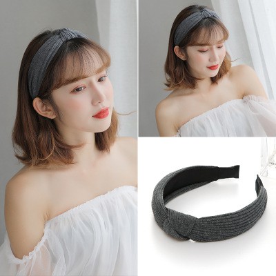 Bando Cantik Wanita Model Simpul Original Aksesoris Rambut Headband Korean Version