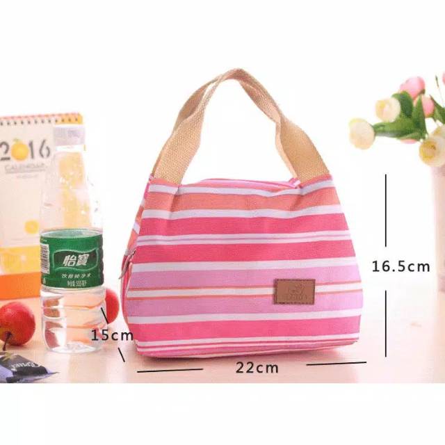 Tas bekal lunch bag aluminium foil tahan panas dingin SALUR