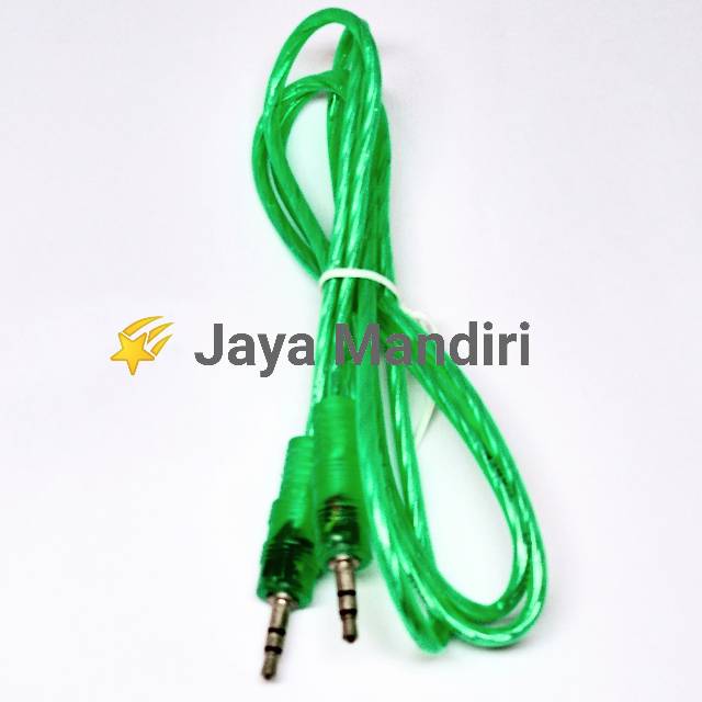 Kabel Audio 1-1 Transparan 1,5Meter