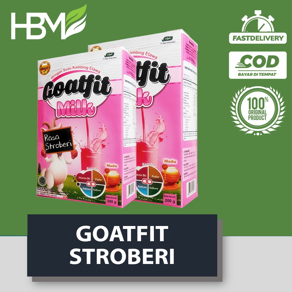 

GOATFIT MILK ROYAL JELLY ALL VARIAN SUSU KAMBING ETAWA BUBUK