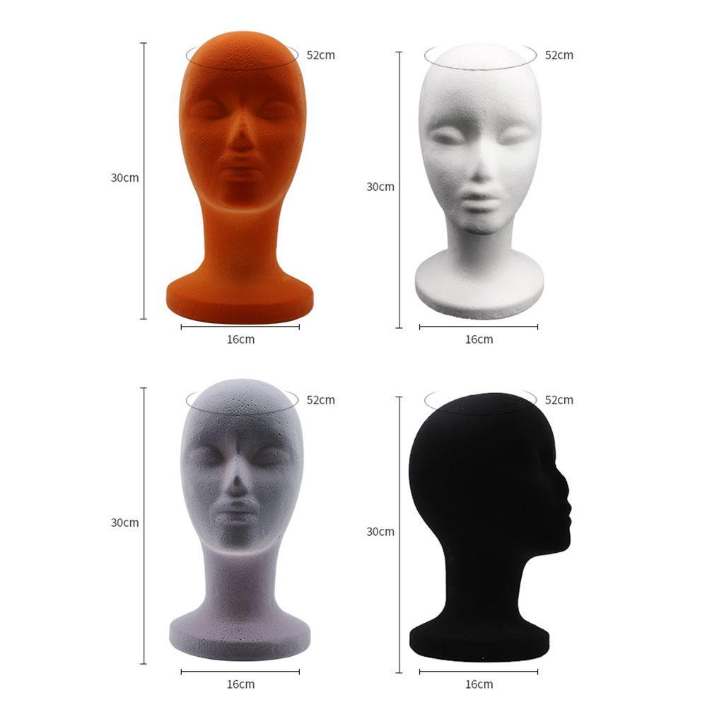 11.8'' Female Foam Mannequin Head Model Dummy Wig Glasses Hat Display Stand