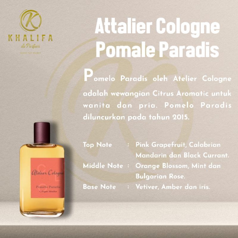 Khalifa de Parfume - Inspired by Pomelo Paradis - Extrait de Parfume