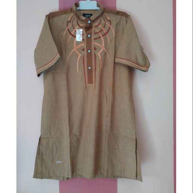BAJU KOKO DEWASA MERK ABIYU - BAJU MUSLIM - BAJU LEBARAN MURAH